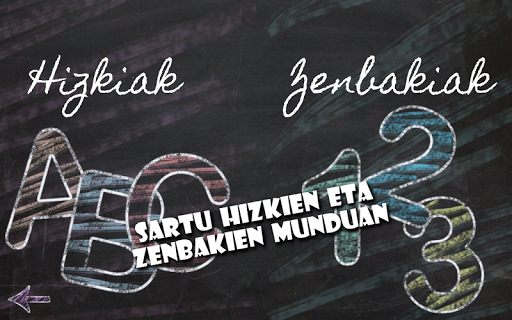 Zenbakiak eta hizkiak Free