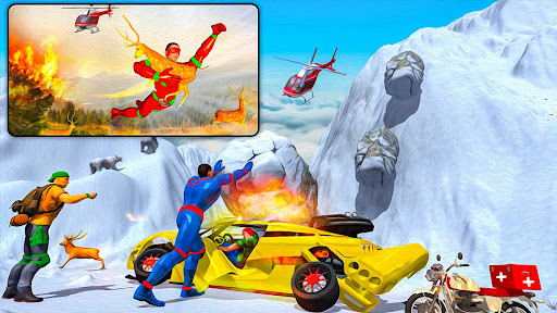 Flying Robot Games: Super Hero Screen 3