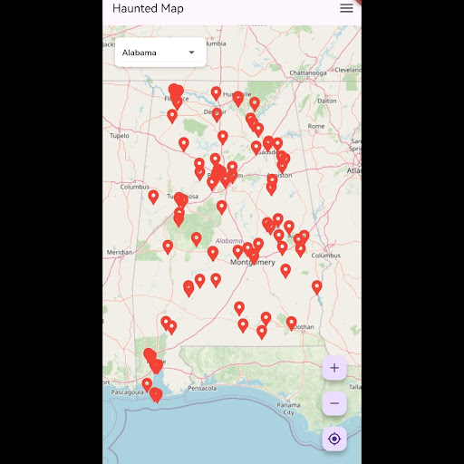 Haunted (Ghost) Map For US screenshot 8