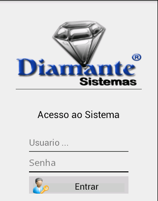 Android application Comanda Eletrônica screenshort