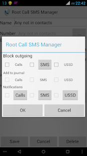 Root Call SMS Manager Screenshot