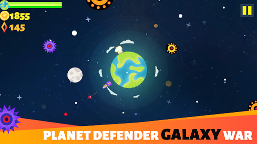 Android application Planet Defender Galaxy War screenshort