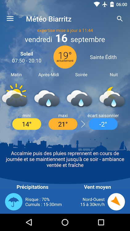Météo Biarritz - 4.0.1 - (Android)