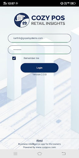 Android application Cozy POS Retail Insights screenshort