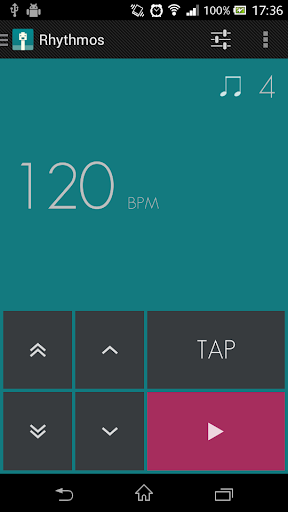Android application Rhythmos Metronome screenshort