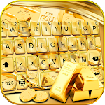 Cover Image of Tải xuống Gold Live Keyboard Background  APK