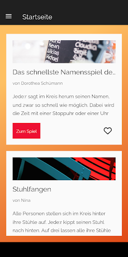 Android application Pfadfinder Spiele screenshort