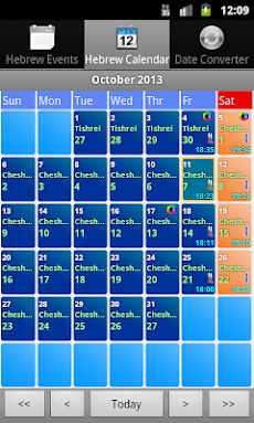 Hebrew events calendarのおすすめ画像2