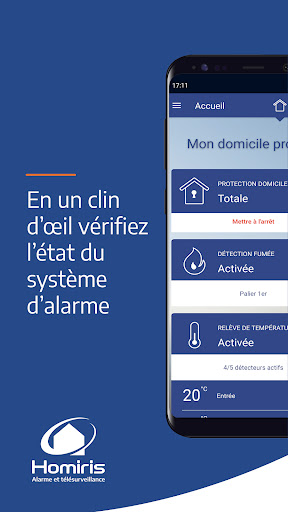 Android application Homiris screenshort