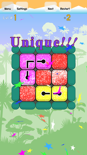 Android application Swapping Lines Puzzle - Connec screenshort