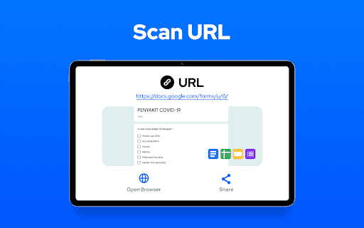 Screenshot of QR Code Scanner & Scanner App