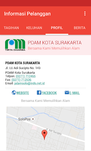 Informasi Pelanggan PDAM Kota