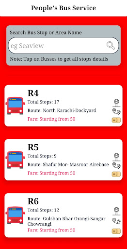People Bus Service Karachi BRT Screen 3