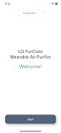 screenshot of LG PuriCare Wearable