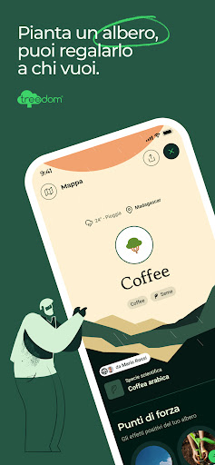 Android application Treedom - Plant a tree screenshort