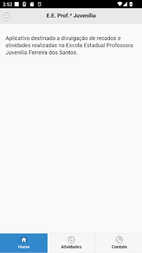Android application Juvenília App screenshort