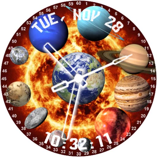 AniGyro SolarSystem Watch Face