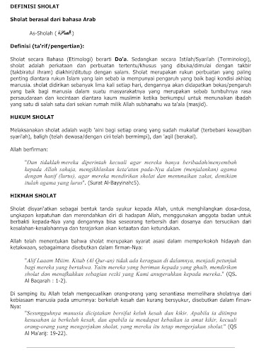 Sifat Sholat Nabi Muhammad Saw Screen 2