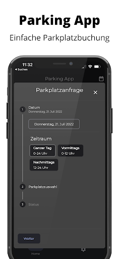 Android application Parking App screenshort