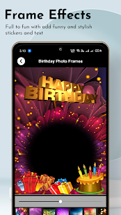 Happy birthday photo frame with greeting cards android2mod screenshots 12