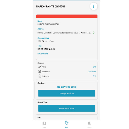 Android application Geofleet-in Serenity screenshort