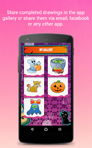 Imágen 5 Halloween para colorear libro android
