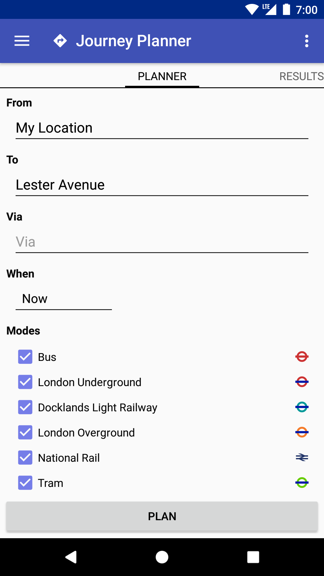 Android application London Travel Pro - Bus & Tube screenshort