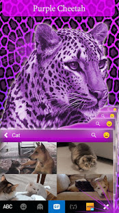 Purplecheetah Keyboard Theme 7.1.5_0407 APK screenshots 4