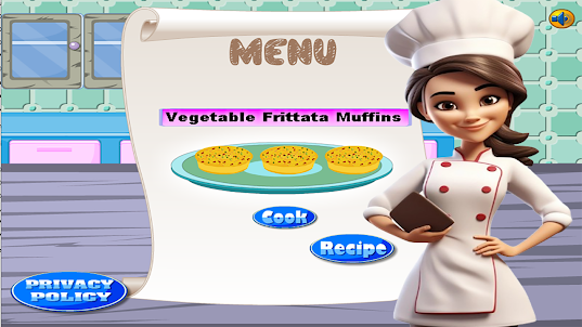 game cooking vegetable muffins