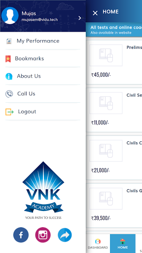 VNK IAS Academy Screen 3