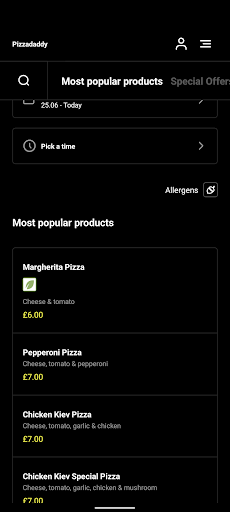 Pizzadaddy Screen 3