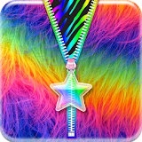 Rainbow★Star★Zipper Lockscreen icon