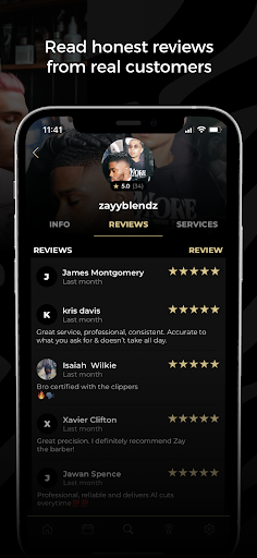 theCut: Find Barbers Anywhere Screen 3