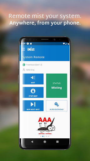 Android application iMistAway screenshort