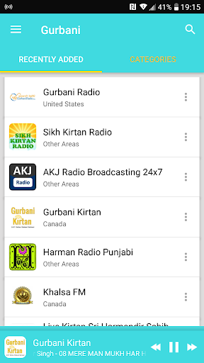 Android application Radio Gurbani screenshort