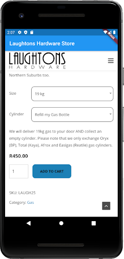 Laughtons Hardware | Buy Gas Screenshot 3 - AppWisp.com