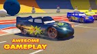 screenshot of Superhero Car Race: Mega Ramp