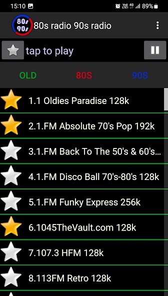 80s + 90s radio banner