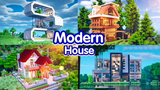 Modern House: Minecraft Maps