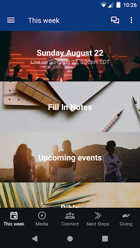 Android application Pequea Baptist Church screenshort