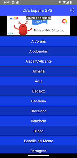 ZBE Spain GPS Screenshot 2 - AppWisp.com
