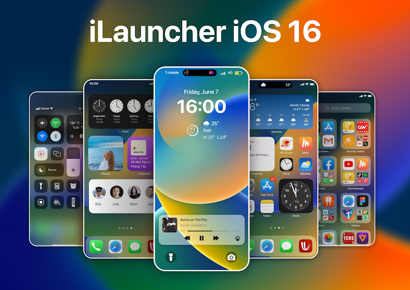 Launcher OS17 - iLauncher 2.0.5 APK + Мод (Unlimited money) за Android