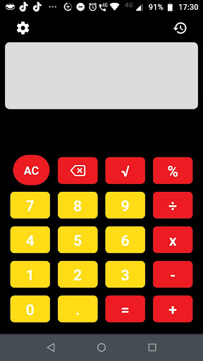 Colorful Calculator Screenshot