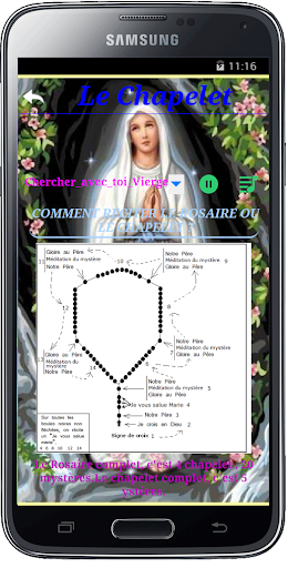 Chapelet et le Rosaire. Screen 2