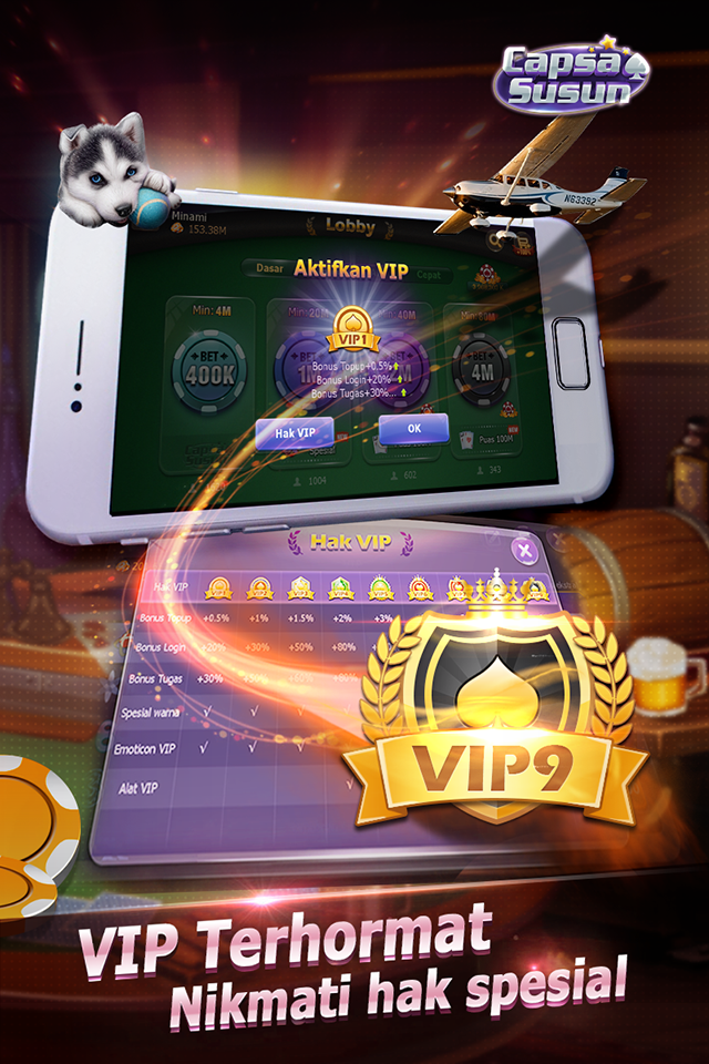 Android application Capsa Susun(Poker Casino) screenshort