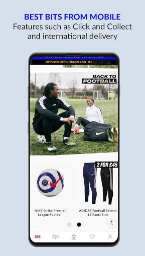 Android application Sports Direct screenshort