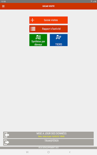 Gicab Visite Screenshot