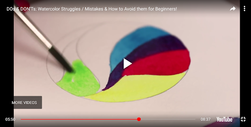 How to paint watercolor Screen 3