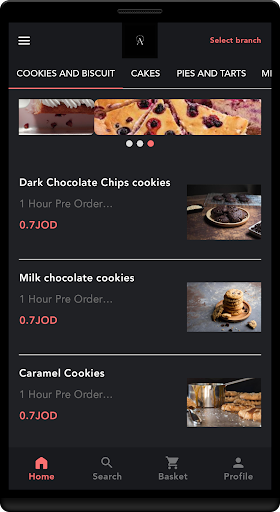 Android application Azul Pastry screenshort