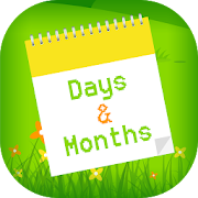 Learn Days and Months For Kids - Flashcards,Puzzle